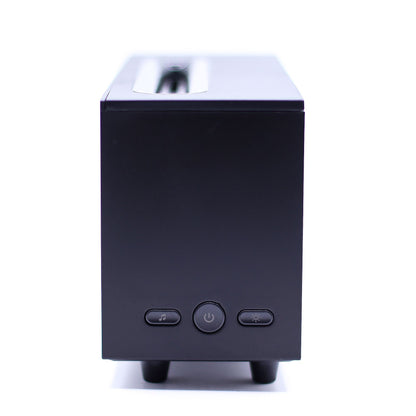 Aromadiffusor mit Flammeneffekt und Vogelgeräuschen – Schwarz, USB – Farbwechsel