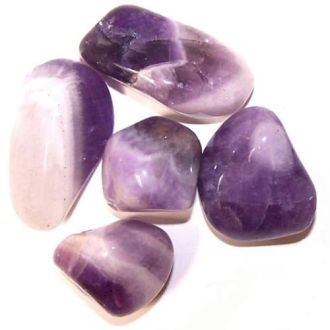 24 x Gebänderter Amethyst L (Klasse B)