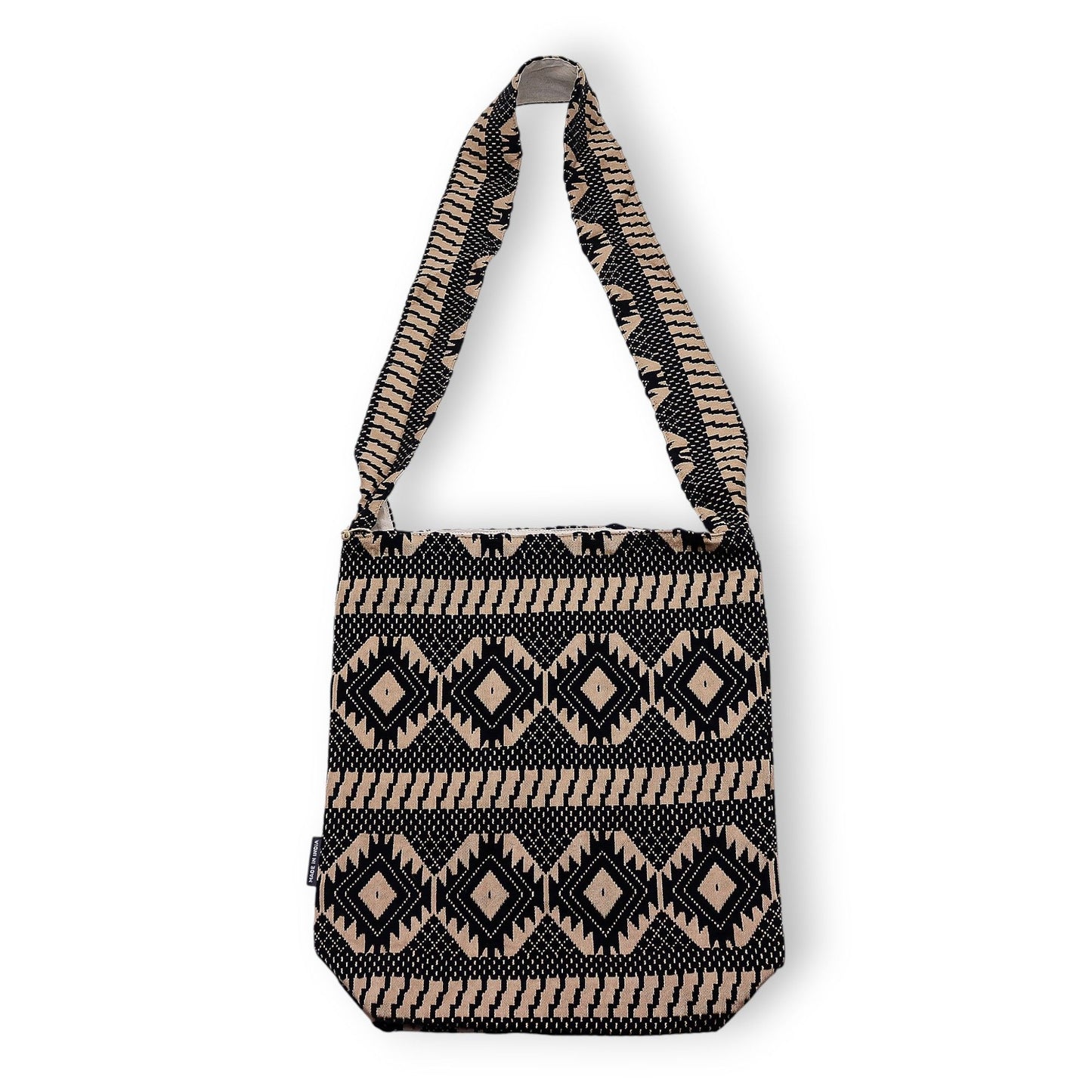 Bolsos Jacquard Naturales – Telar del Desierto – Bolso Tote Nómada