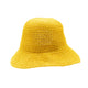 Nomad Sari Chapeau de soleil en paille à larges bords - Jaune