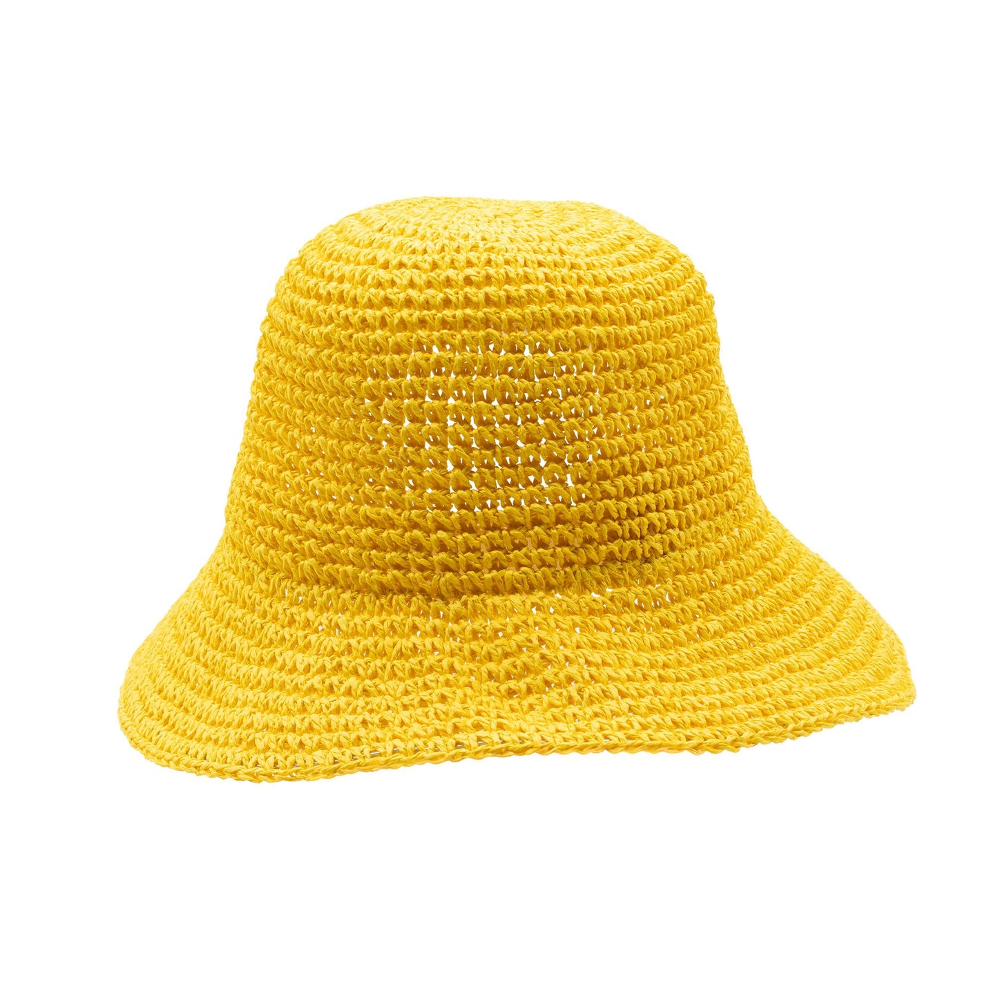 Nomad Sari Chapeau de soleil en paille à larges bords - Jaune
