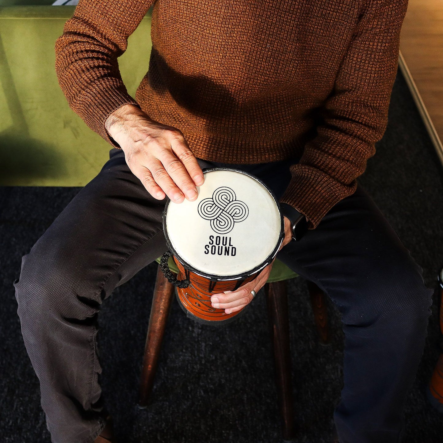 Tambor Djembe Pro Pequeño - Soul Sound (bajo) - Pequeño 30 cm (15 cm Diia)