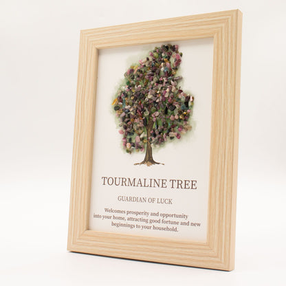 Imagen de piedra preciosa - Árbol de la Vida - Toruraline (20x14.7x1cm)
