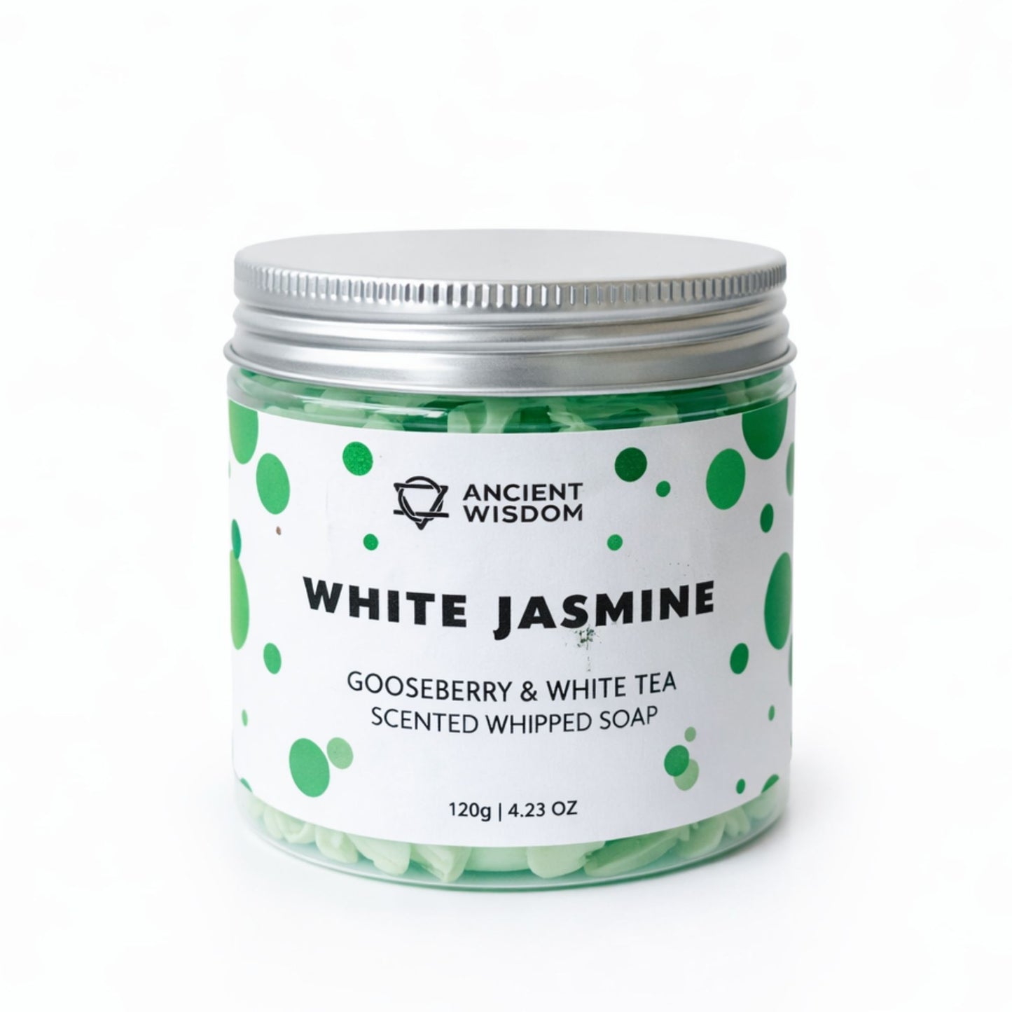 Jabón de crema batida con grosella espinosa y té blanco 120 g