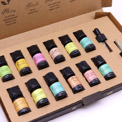 Set de aceites esenciales para aromaterapia