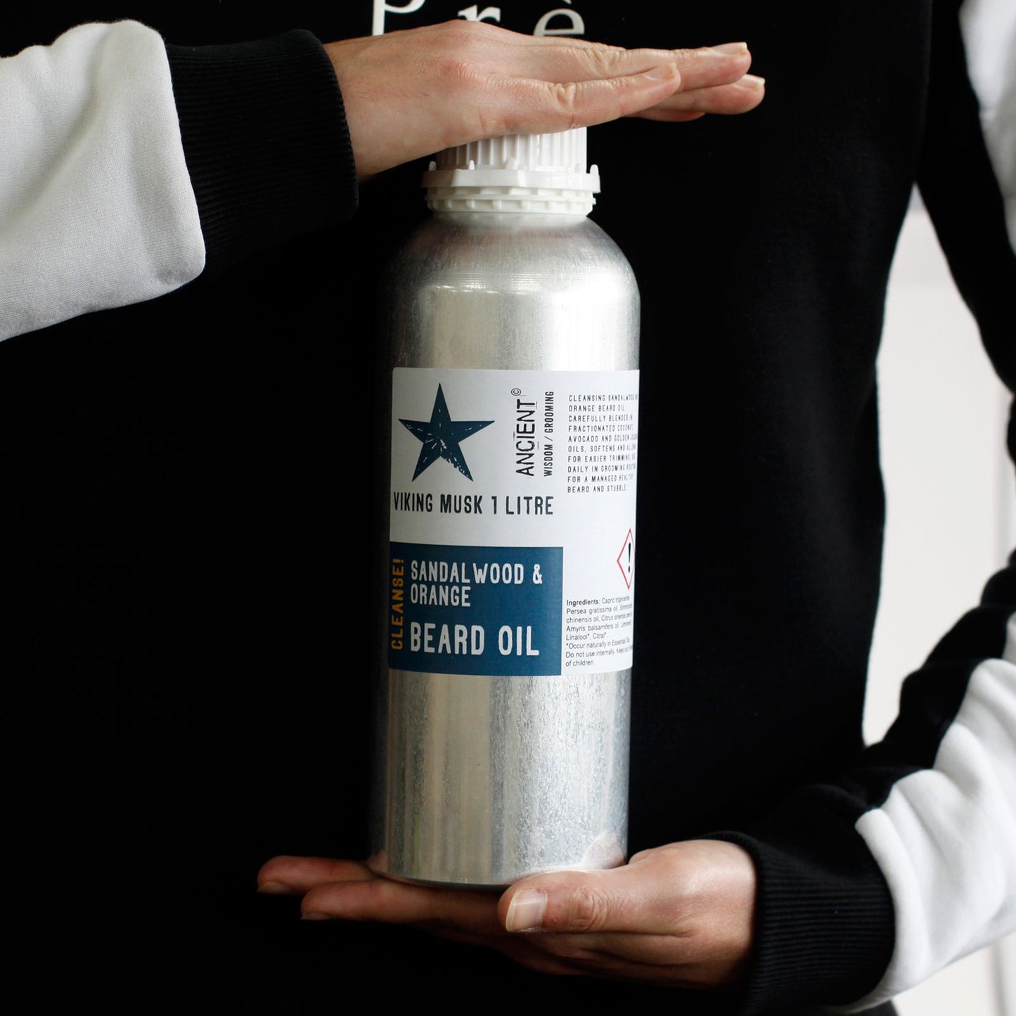 Aceite para Barba de 1 Litro - Hérpe Espartano - ¡Suaviza!