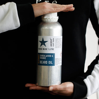 Aceite para Barba de 1 Litro - Hérpe Espartano - ¡Suaviza!