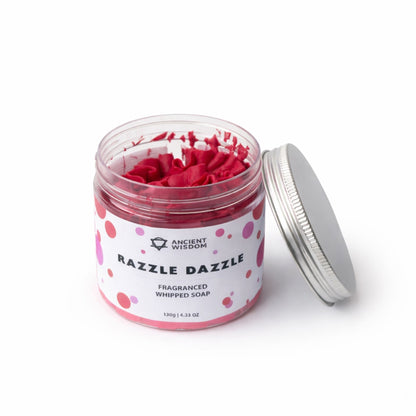 Razzle Dazzle Jabón de crema batida 120 g