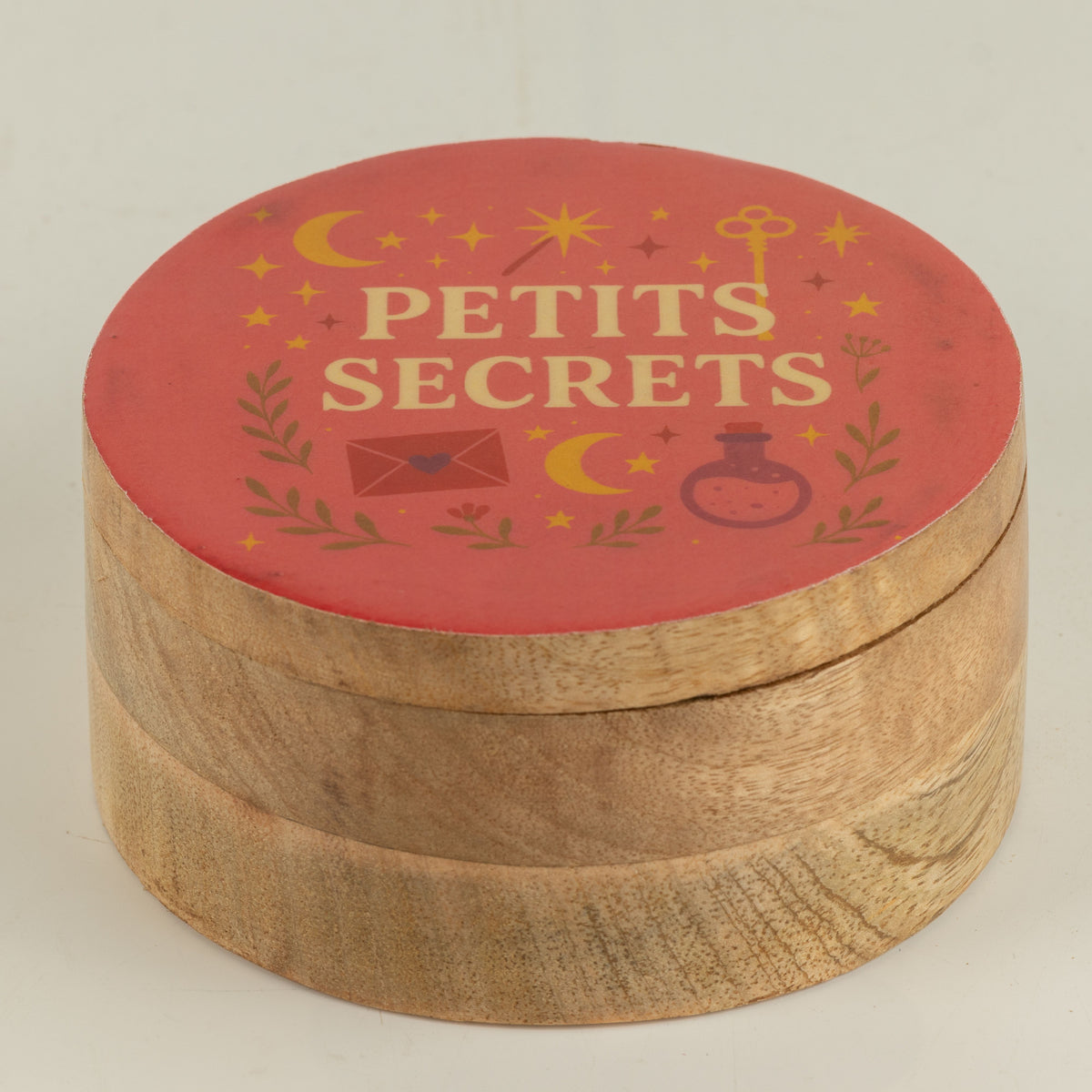 Caja esmaltada redonda - Secretos Pequeños