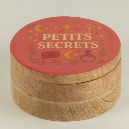 Caja esmaltada redonda - Secretos Pequeños