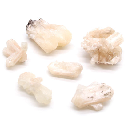 Combinación de Stilbite con Apophyllite 20-30mm