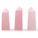 Obélisques de pierres précieuses d'environ 5 cm – Quartz rose