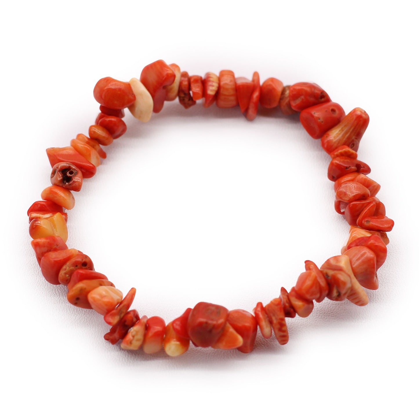 Edelsteinfragment-Armband - Koralitstein