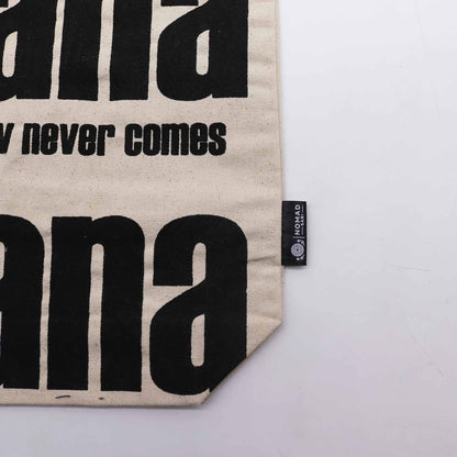 Sac basique emblématique - Tomorrow Tomorrow - Naturel 10 oz (36 x 43 x 10 cm)