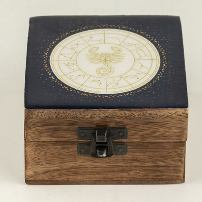 Pequeña caja esmaltada - Escorpio