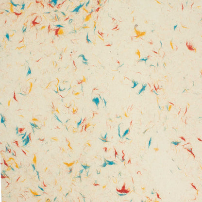 A4 - Papel artesanal Lokta (paquete de 20 hojas) - Algodón floral mixto