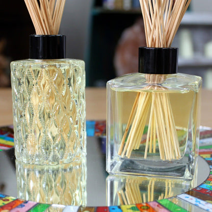 Flacon carré et bouchon diffuseur - 200 ml