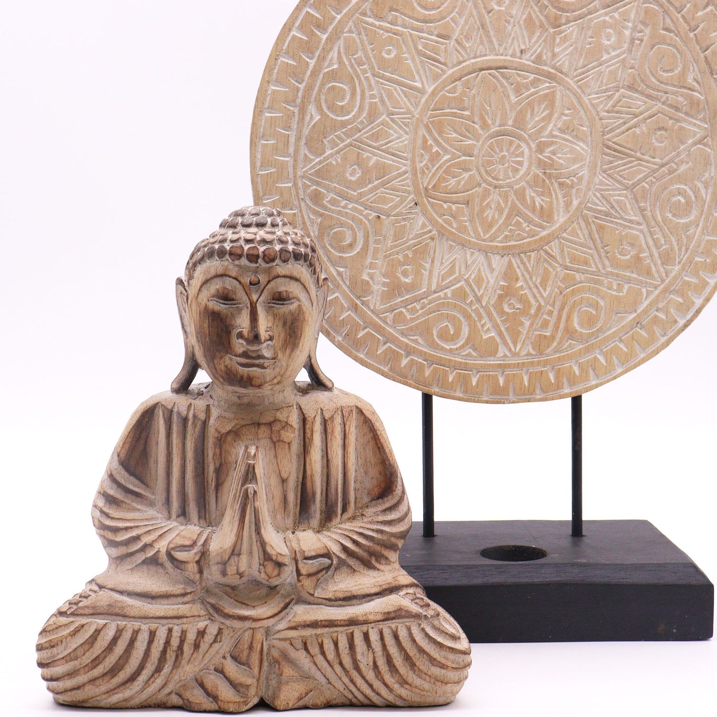 Buda Feng Shui - Mandala Clásico - Natural