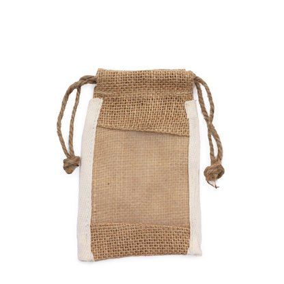 Bolsa Pequeña Yute Lavada 10x15cm