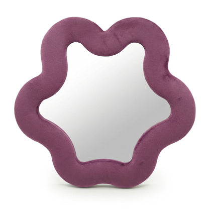 Weicher Wellenspiegel – Stern – Malve (33 x 31 x 2.3cm)