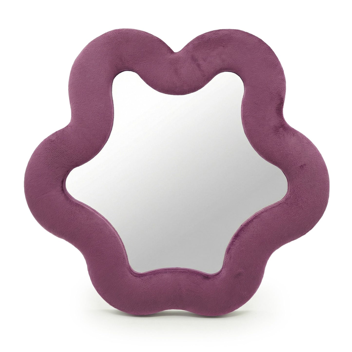 Weicher Wellenspiegel – Stern – Malve (33 x 31 x 2.3cm)