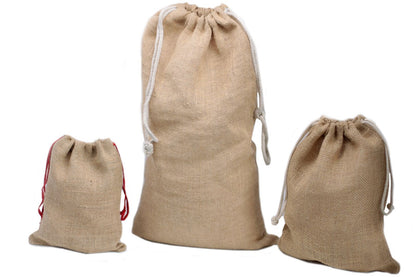 BOÎTE avec grand sac en jute 300 x 400 mm - Sans ficelle
