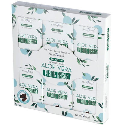 Cônes d'encens à reflux aux herbes - Aloe Vera