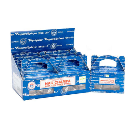 Caja de 24 Conos de Reflujo - Satya Nagchampa
