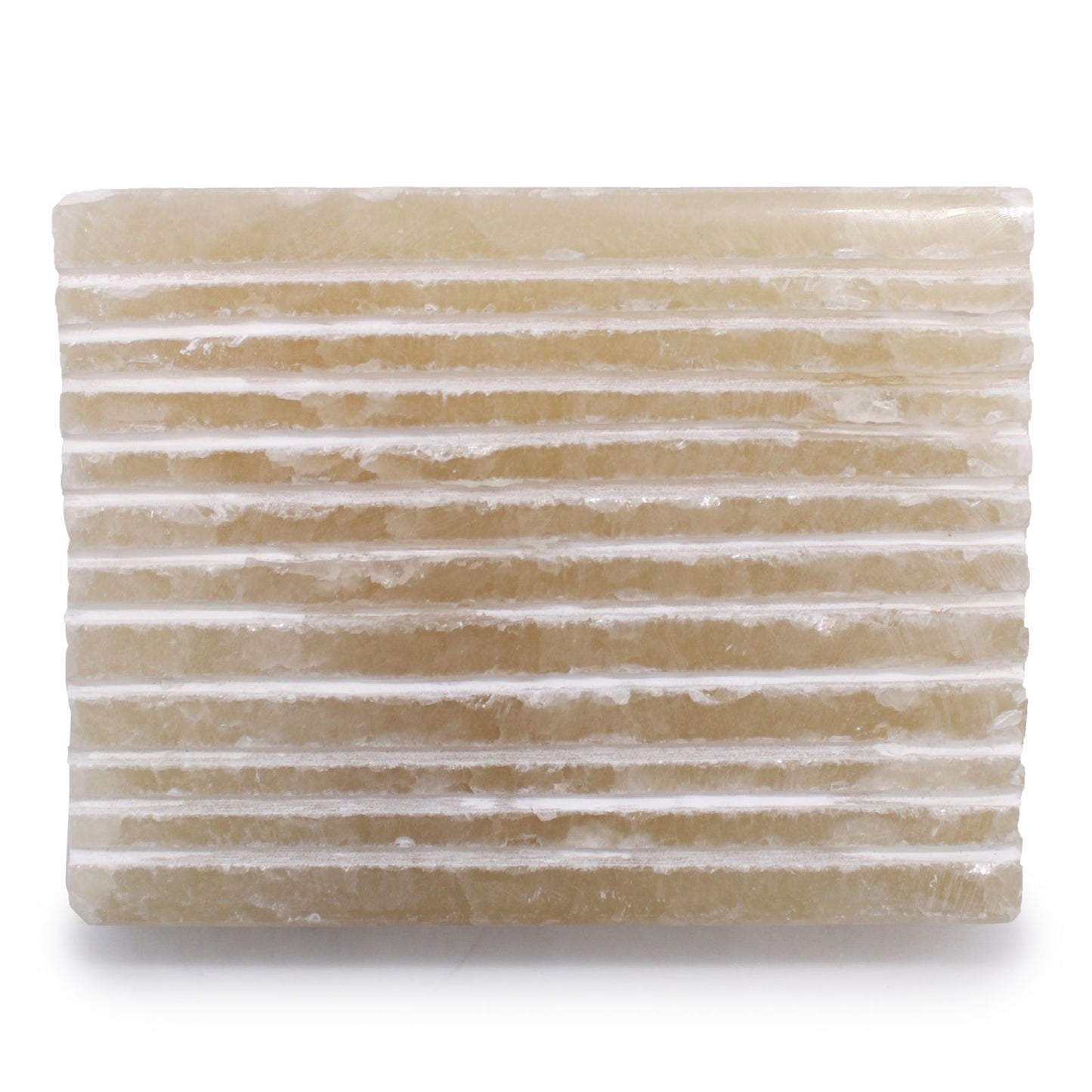 Honey Onxy Quadratische Seifenschale