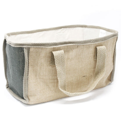 Cesta Grande Yute Gris 33x18x20cm