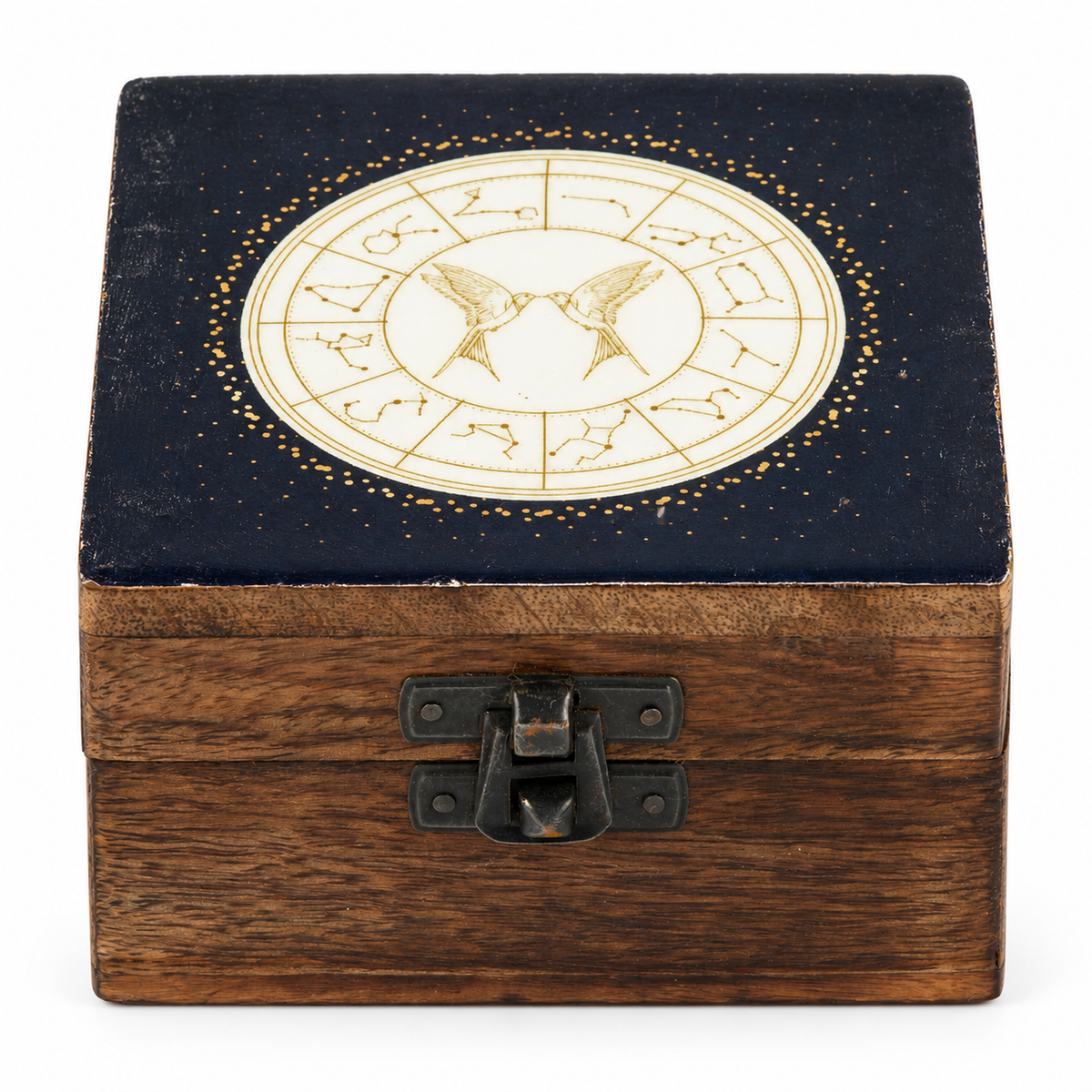 Pequeña caja esmaltada - Géminis