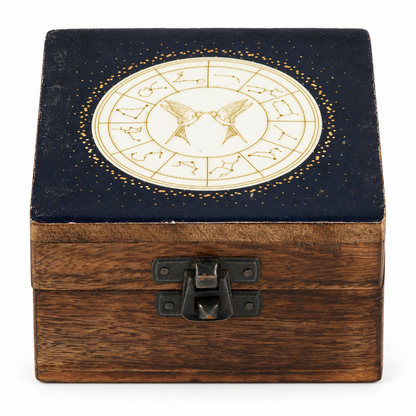Pequeña caja esmaltada - Géminis
