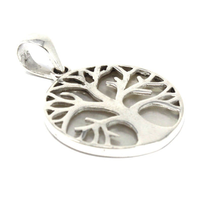 Colgante Plata Árbol de la Vida 22mm Madreperla
