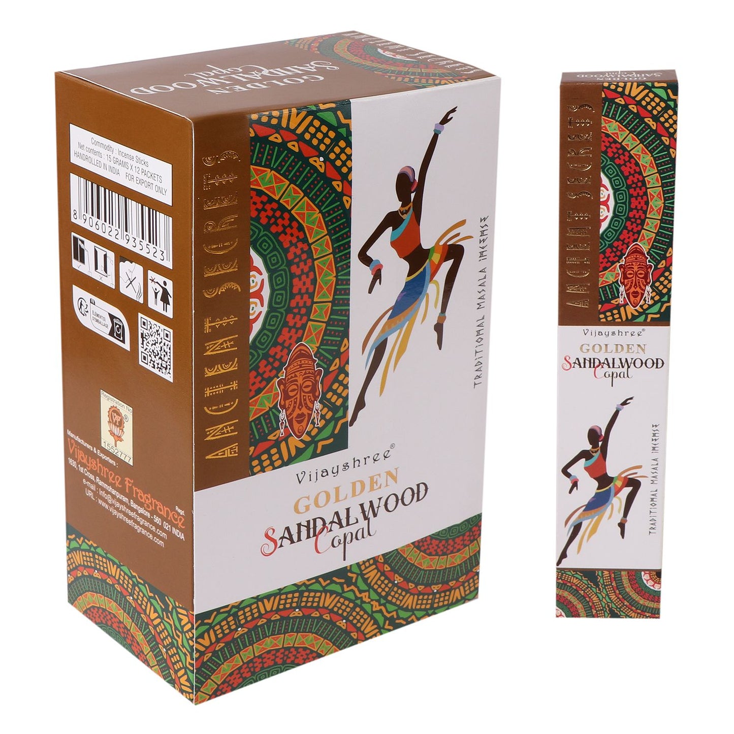 15 g goldenes Copal und Sandelholz