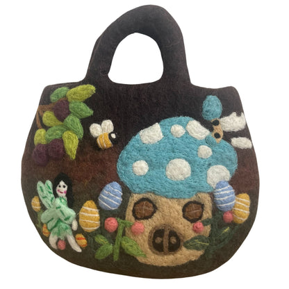 Feengarten-Filztasche - 35 x 27 cm