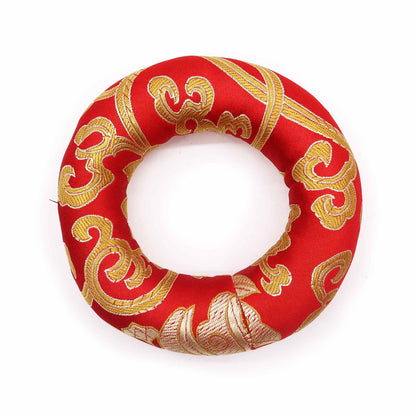 Coussin cerceau de 10 cm (pour bol chantant tibétain de 12 à 14 cm) - Rouge
