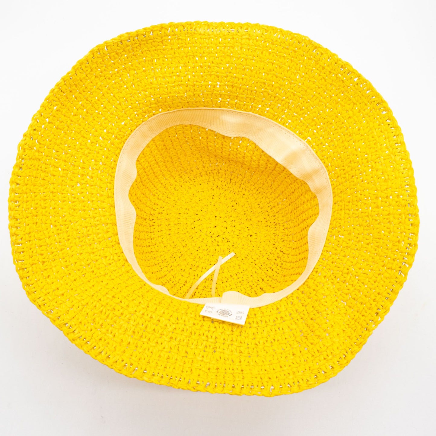 Nomad Sari Chapeau de soleil en paille à larges bords - Jaune