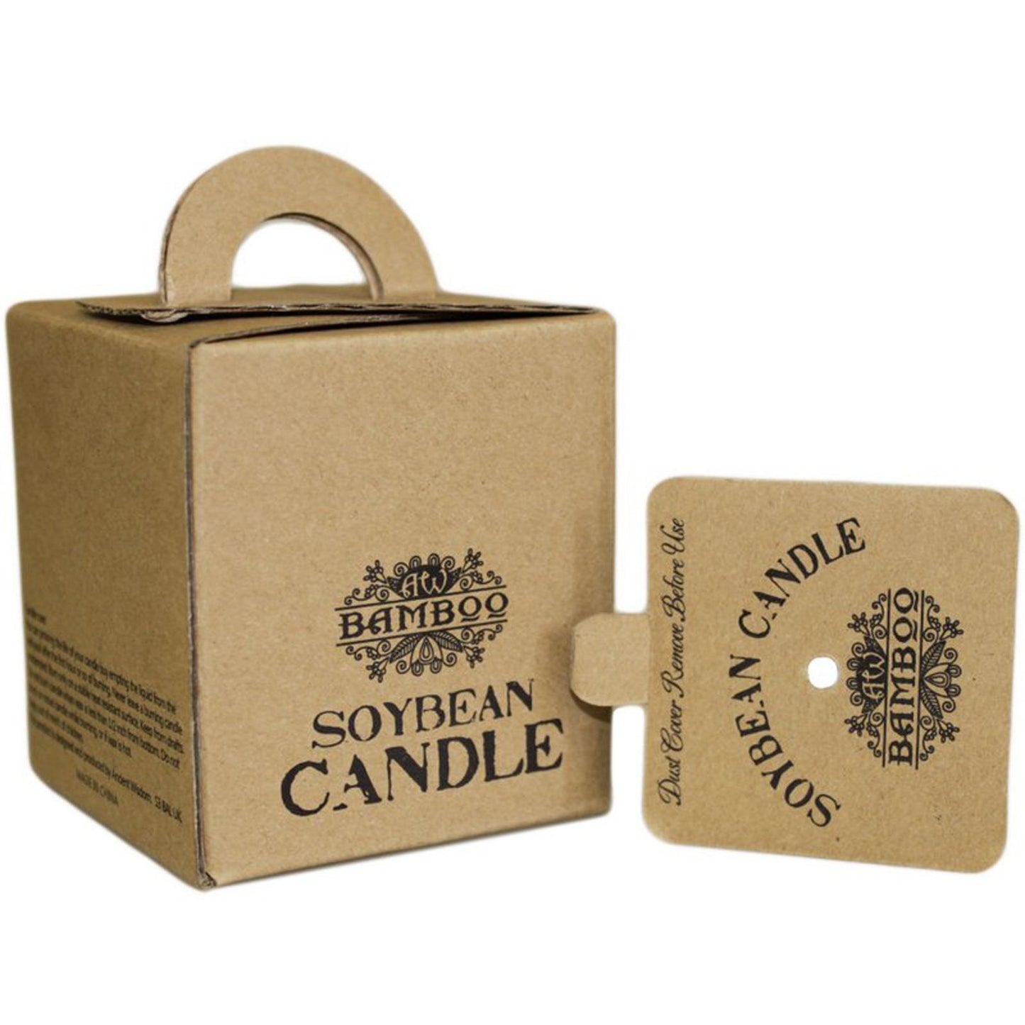 Vela de Cera de Soja - Granada y naranja