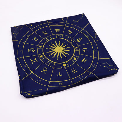 Tissu de lecture de tarot - Zodiaque