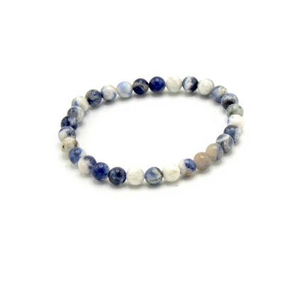Pulsera de manifestación de piedras preciosas - Sodalita - Verdad