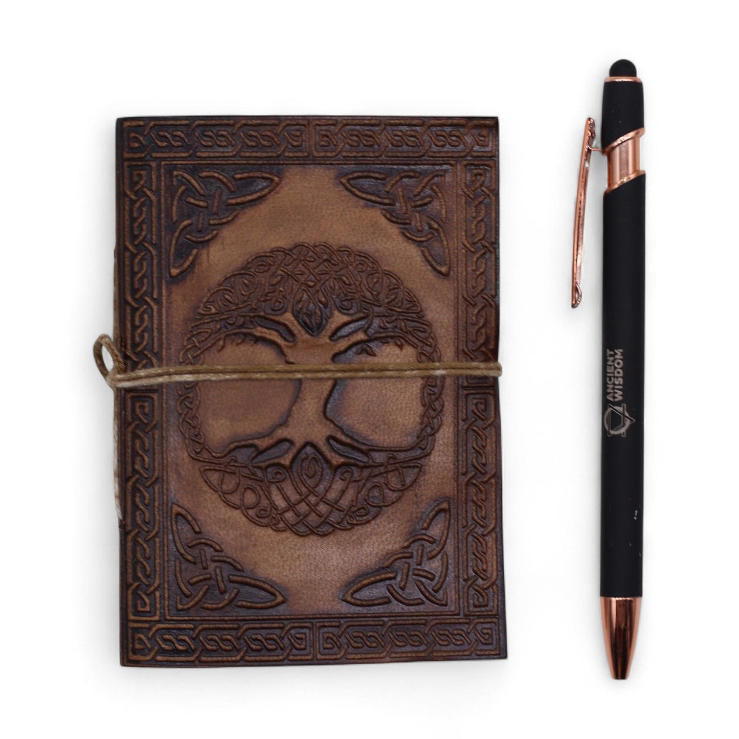 Carnets en cuir de taille moyenne assortis (5 x 3,5 pouces) - Vitrine