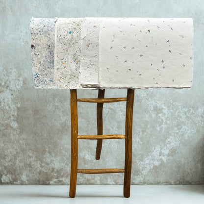 Handgemachtes Lokta-Geschenkpapier – Blumenmix