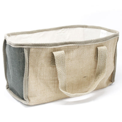 Cesta Grande Yute Gris 33x18x20cm