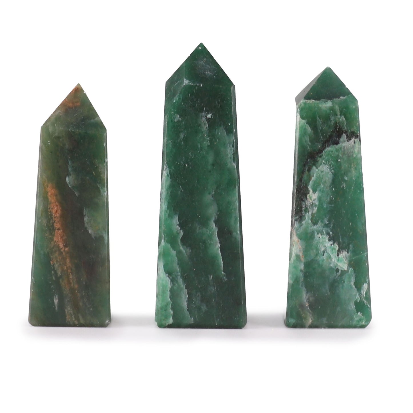 Obeliscos de Gemas aprox. 5 cm - Jade Indio