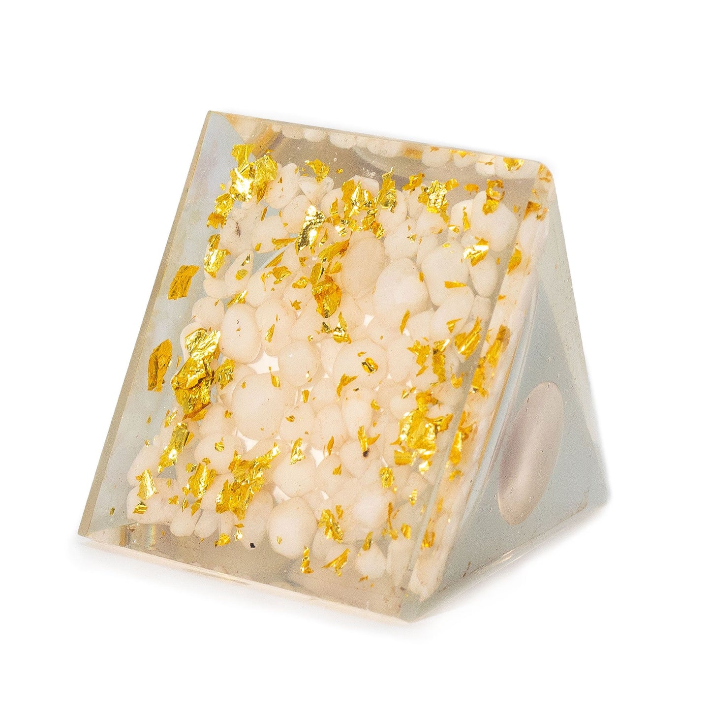 Pirámides de orgonita medianas 7x6 cm - Esfera de cuarzo flotante - Trozos de cuarzo