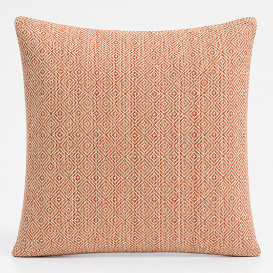 Housse de coussin classique - Carreaux bordeaux - 60x60 cm - Style Jumbo