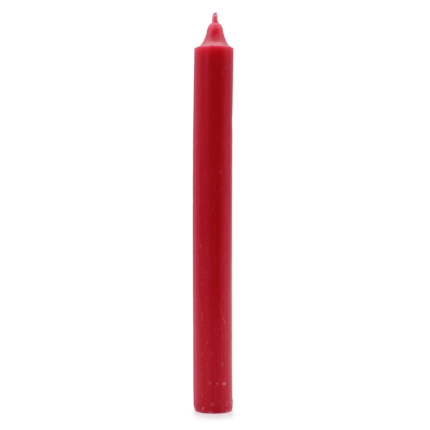 Juego de Velas de Mesa de Color Sólido - Pack de 21 - Rojo Rústico