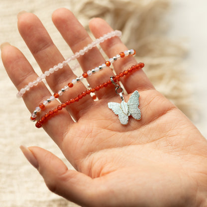 Conjunto de pulseras con gemas de espíritu ninfa - Amor y Llama