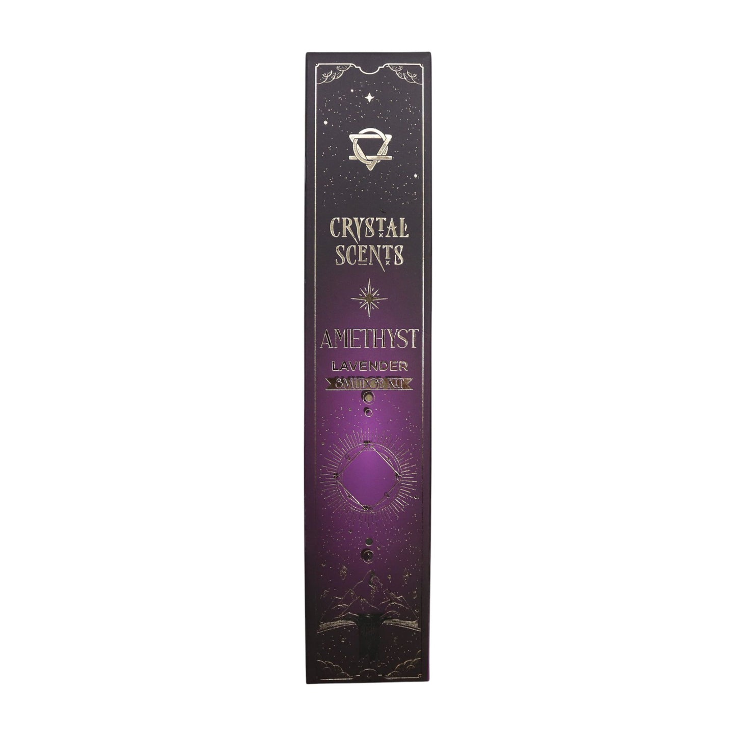 Incienso Smudge con fragancia de amatista - Lavanda
