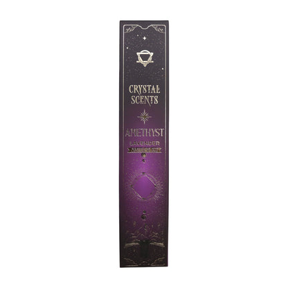 Encens à brûler parfumé à l'améthyste et à la lavande